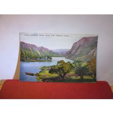 from goblin cave, LOCH KATRINE, TROSSACHS unused vintage postcard by Valentine =