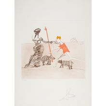 Salvador Dali (1904-1989). Pastorale, from Historia de Don Quichotte de la Manch