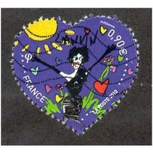 FRA 2010 90c ' ST VALENTINES DAY' FINE USED (EBID11058)