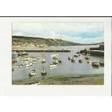 Dorset LYME REGIS Harbour Postcard by J.Arthur Dixon (566)