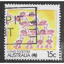 AUS 1988 15c 'LIVING TOGETHER - SPORT' FINE USED (EBID67-145)