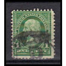 Used 279 1c Benjamin Franklin Average Plus RA1423