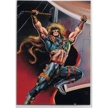 DC VERSES MARVEL ' IMPACT LIMITED EDITION ' THOR card # 1 (1995)