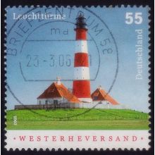 GERMANY 2005 Lighthouse Wesheversand 55c Sc#2345 - USED @M458