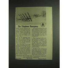 1914 AT&T Telephone Ad - The Telephone Emergency