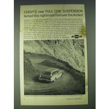 1958 Chevrolet Station Wagon Ad - Chevy's new full coil suspension tamed