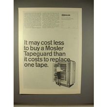 1966 Mosler Tapeguard Computer Tape Storage Ad!