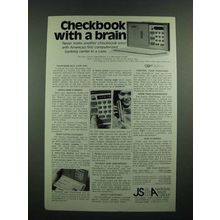 1975 JS&A Corvus Check Master Ad - Checkbook with a Brain