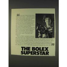 1977 Bolex 5122 Movie Camera Ad - Superstar