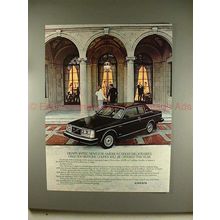 1980 Volvo Bertone Coupe Car Ad - Disappointing News!!