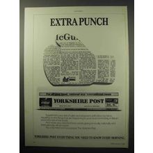 1987 Yorkshire Post Newspaper Ad - Extra Punch