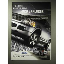 2003 Ford Explorer Ad - A Bit of a Control Freak