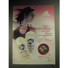 2004 Adidas Active Deodorant Ad - For Women