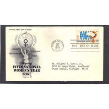 FDC Art Craft 1571 10c Women's Year (Cachet-Typed/A) CV41721