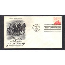 FDC Art Craft 1908 20c Fire Pumper (Cachet-U/A) CV00209