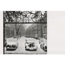 Church Row Hampstead London Disaster 1960s Snow Award Postcard