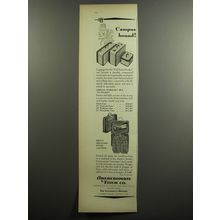 1952 Abercrombie & Fitch Ad - Amelia Earhart and Men's Military Luggage