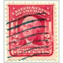 US George Washington 2 Cent Red Stamp 1902-1903 Used V1 1