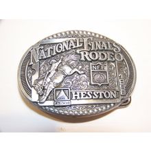 1998 NATIONAL FINALS RODEO NFR LIMITED MINIATURE COLLECTORS BELT BUCKLE HESSTON