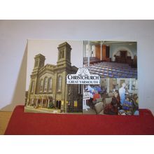 multivirew, CHRISTCHURCH & COFFEE SHOP GREAT YARMOUTH, NORFOLK unused postcard =
