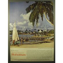 1961 Bahamas Tourism Advertisement - photo by John Lewis Stage - Paradise found
