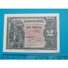 Espana Spain 1937 2 Pesetas Banknote Reproduction - 24