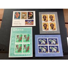 ICOLLECTZONE Ghana 81a, 106a, 109a, 178a XF NH (B400-161)