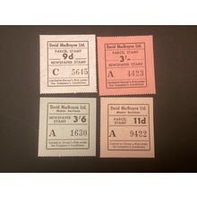 Great Britain MacBrayne Railway Package Set VF mint decimal issues
