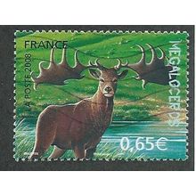 FRA 2008 65c 'PREHISTORIC ANIMALS' FINE USED (EBID51-091)