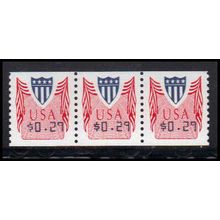 CVP32 29c Shield Very Fine MNH Strip of 3 PA5268