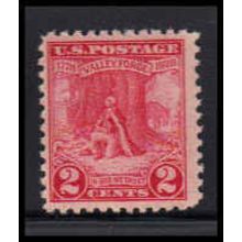 645 2c Valley Forge Just Clears MNH O1053