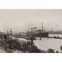 Niederhafen Mit Zollgrenze Reproduction German Postcard