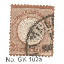 OLD GERMAN EMPIRE #19 USED WITH A THIN