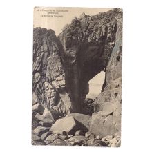 PRESQU'LLE DE QUIBERON. KERGROIX ARCHE FRANCE used vintagePostcard 1916 postmark