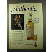 1971 Dewar's White Label Scotch Ad - Authentic - Aroma Ritual