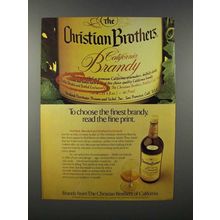 1981 Christian Brothers Brandy Ad - Read Fine Print