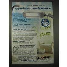 2005 Bell & Howell Sunlight Lamp Ad - Enjoy sunshine every day