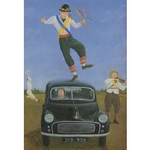 James Grainger Morris Dancing Painting Postcard