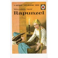 Rapunzel Fairy Story Ladybird First Edition Book Postcard