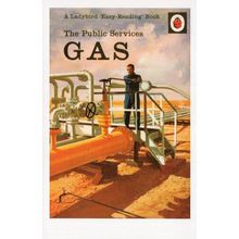 Gas The Public Services Engineer Plumber Ladybird Book Postcard