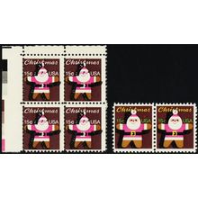 1800a, MNH 15¢ Green & Yellow Color Omitted Block Error PFC Cert - Stuart Katz