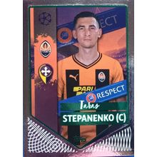 Topps Champions League 2022/2023 Sticker #432 Taras Stepanenko Green Parallel