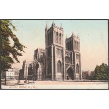 Bristol Cathedral, West, 1904 - Blum & Degen Postcard