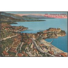 Vue Générale et Cap Martin, Monaco, c.1920s - Rostan & Munier CPA RM1223