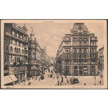 Palais Equitable mit Stock im Eisen, Kärntnerstrasse, Wien, 1914 - Ledermann AK