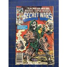 MARVEL SUPER HEROES SECRET WARS 10 Newsstand 1985 Mike Zeck Doctor Doom VF-NM