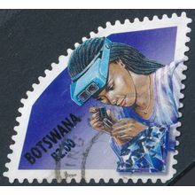 Diamonds: 2p - Botswana 2001 - FH - SG 942