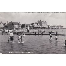 ED 319 WEST KIRBY - THE POOL AND PROMENADE . RP POSTCARD
