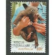 AUS 2010 60c 'RESCUE TO RELEASE -WOMBAT' FINE USED (EBID 35-085)