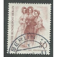 BERLIN - 1969 30pf 'BERLINERS -CONTEMPORARY ART' FINE USED (EBID42-315)